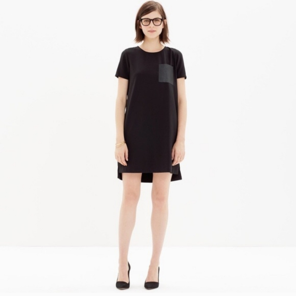 Madewell Dress with Leather Pocket, P2P 21"